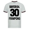 Maglia ufficiale Bayer 04 Leverkusen Jeremie Frimpong 30 Trasferta 2023-24 per Uomo